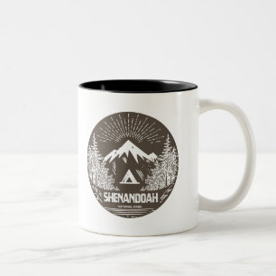 Caneca De Café Em Dois Tons Parque Nacional Shenandoah