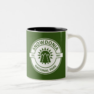 Caneca De Café Em Dois Tons Parque Nacional Snowdonia