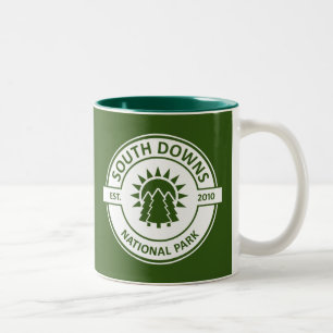 Caneca De Café Em Dois Tons Parque Nacional South Downs