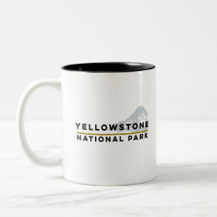 Caneca De Café Em Dois Tons Parque Nacional Yellowstone