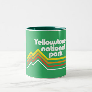 Caneca De Café Em Dois Tons Parque Nacional Yellowstone