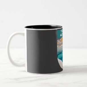 Caneca De Café Em Dois Tons Parque Nacional Yellowstone - Wyoming