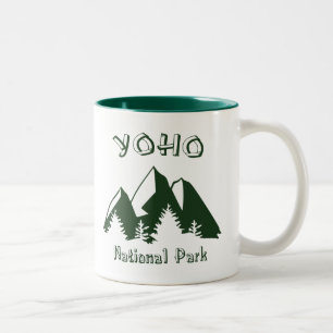 Caneca De Café Em Dois Tons Parque Nacional Yoho