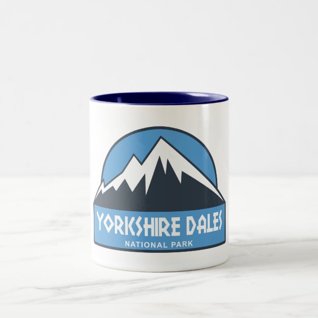 Caneca De Café Em Dois Tons Parque Nacional Yorkshire Dales (Centro)