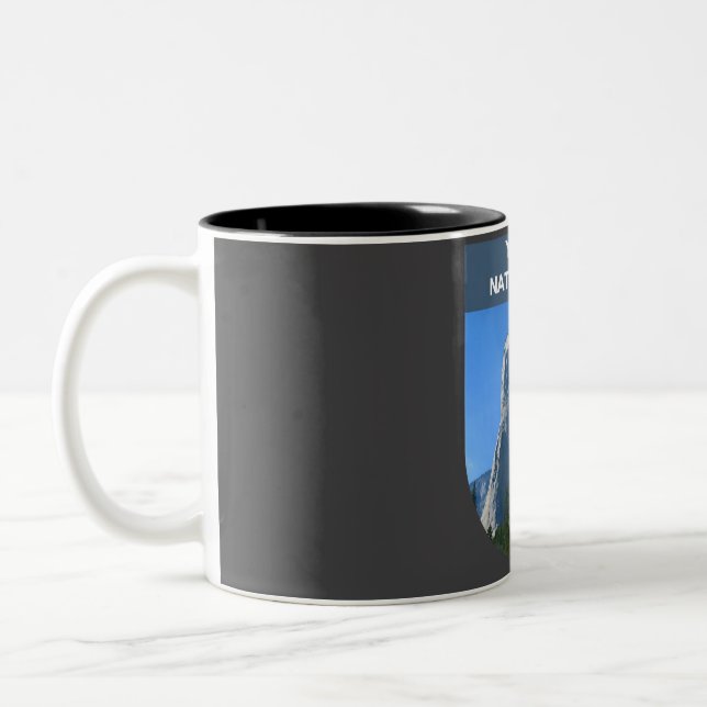 Caneca De Café Em Dois Tons Parque Nacional Yosemite - Califórnia (Esquerda)