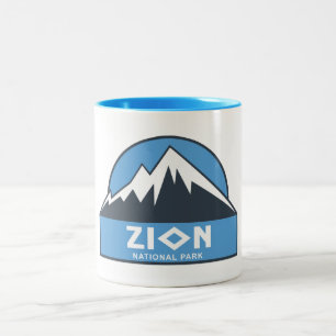Caneca De Café Em Dois Tons Parque Nacional Zion