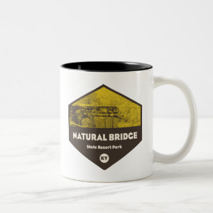 Caneca De Café Em Dois Tons Parque Natural Bridge State Resort Kentucky