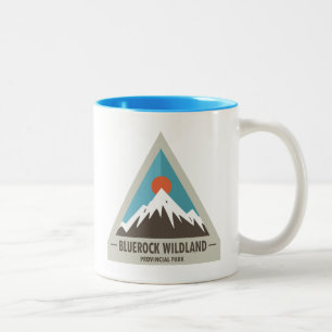 Caneca De Café Em Dois Tons Parque Provincial de Bluerock Wildland