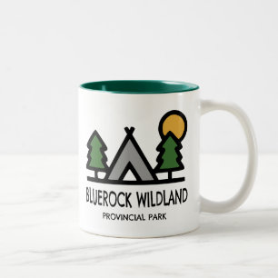 Caneca De Café Em Dois Tons Parque Provincial de Bluerock Wildland