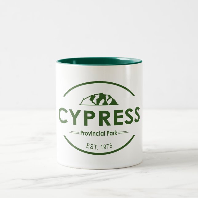 Caneca De Café Em Dois Tons Parque Provincial de Cypress (Centro)
