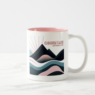 Caneca De Café Em Dois Tons Parque Provincial Golden Ears Colored Hills