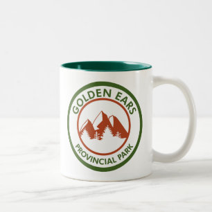 Caneca De Café Em Dois Tons Parque Provincial Golden Ears Colúmbia Britânica