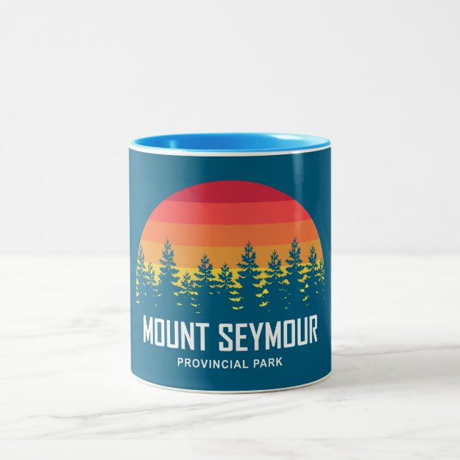 Caneca De Café Em Dois Tons Parque Provincial Mount Seymour (Centro)