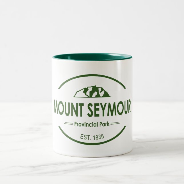 Caneca De Café Em Dois Tons Parque Provincial Mount Seymour (Centro)