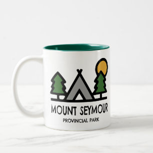 Caneca De Café Em Dois Tons Parque Provincial Mount Seymour