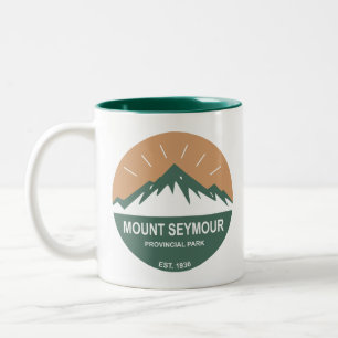 Caneca De Café Em Dois Tons Parque Provincial Mount Seymour