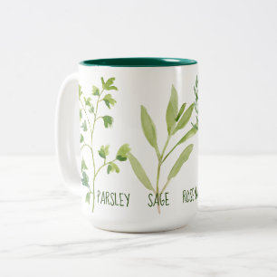 Caneca De Café Em Dois Tons Parsley Sage Rosemary & Thyme Tall