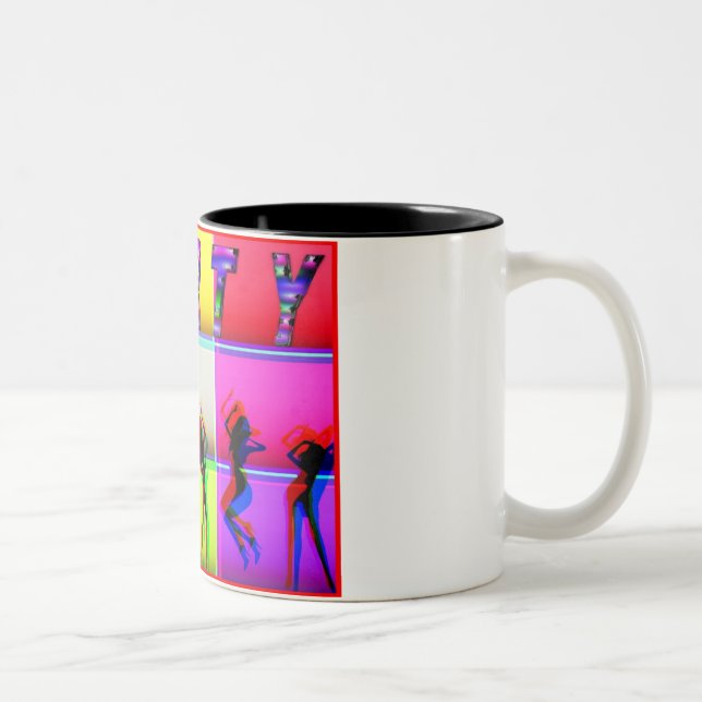 Caneca De Café Em Dois Tons Parte (Direita)