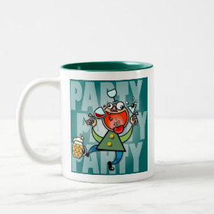 Caneca De Café Em Dois Tons Partido do partido, nenhum partido