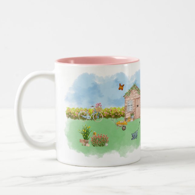Caneca De Café Em Dois Tons Páscoa (Esquerda)