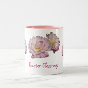 Caneca De Café Em Dois Tons Páscoa Dahlias