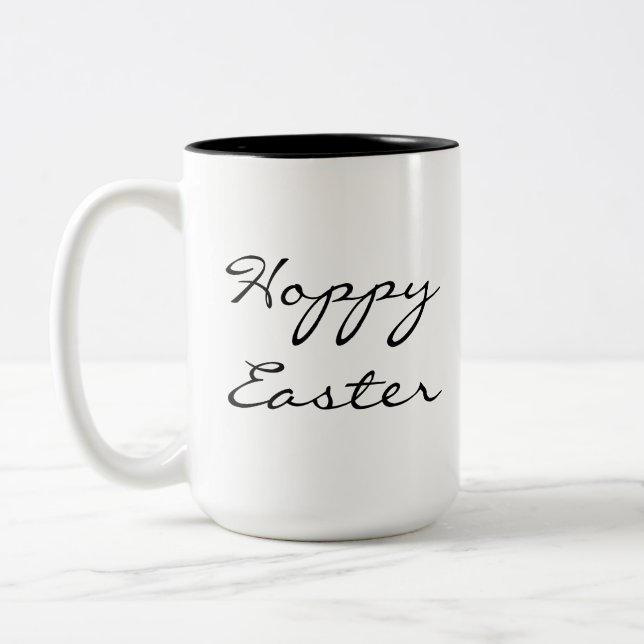 Caneca De Café Em Dois Tons Páscoa Hoppy (Esquerda)