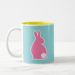 Caneca De Café Em Dois Tons Páscoa Pickleball