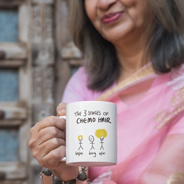 Caneca De Café Em Dois Tons Passando Pela Quimio (Criador carregado)