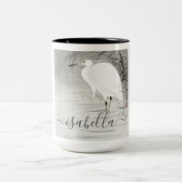 Pássaro Costeiro Egret Personalizado