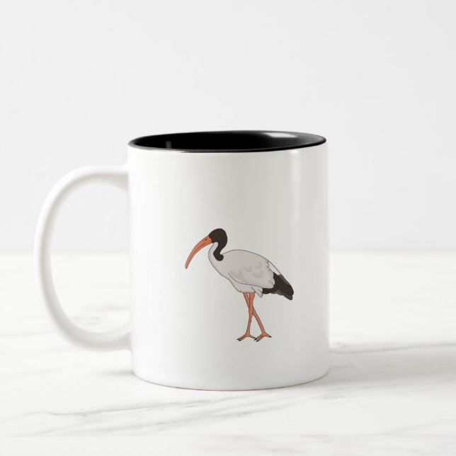 Caneca De Café Em Dois Tons Pássaro de frango Caixa Ibis (Esquerda)