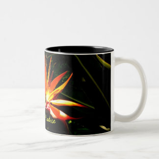 Caneca De Café Em Dois Tons Pássaro do Paraíso
