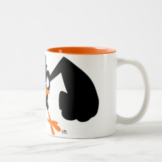 Caneca De Café Em Dois Tons Pássaros duros :)