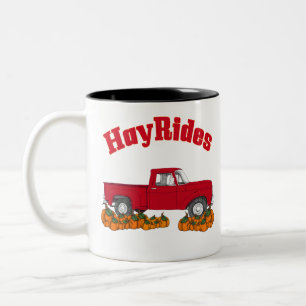 Caneca De Café Em Dois Tons passeios de feno