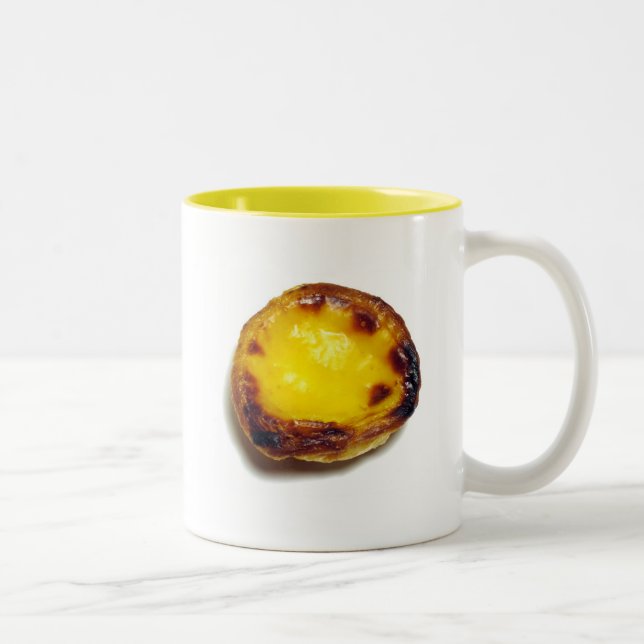 Caneca De Café Em Dois Tons Pastel de nata português (Direita)