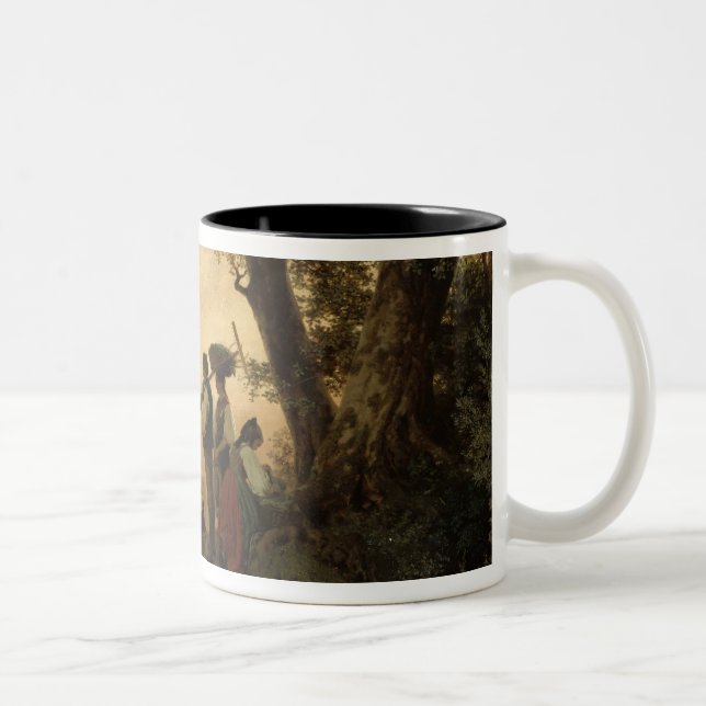 Caneca De Café Em Dois Tons Pastor de retorno (Direita)