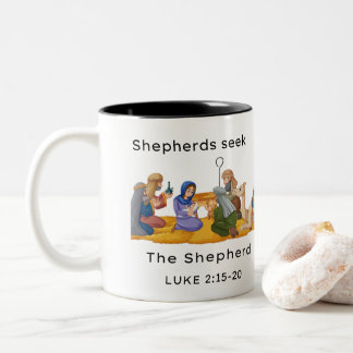 Caneca De Café Em Dois Tons Pastores procuram o Pastor