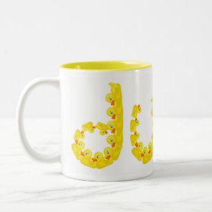 Caneca De Café Em Dois Tons Pato