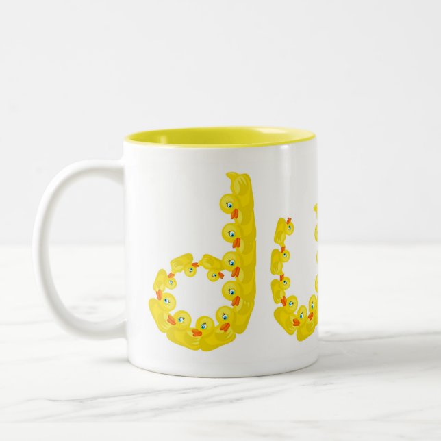 Caneca De Café Em Dois Tons Pato (Esquerda)