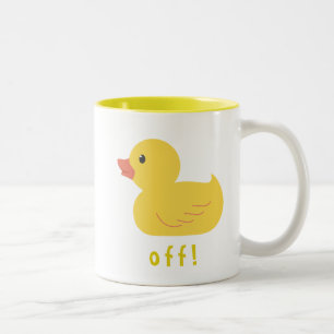 Caneca De Café Em Dois Tons Pato!