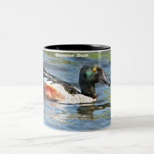 Caneca De Café Em Dois Tons Pato do Shoveler