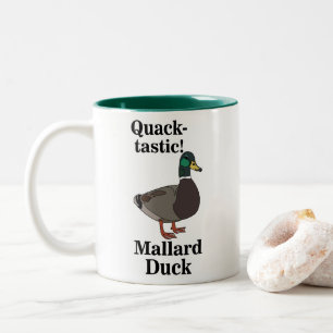 Caneca De Café Em Dois Tons Pato Quack-Tástico