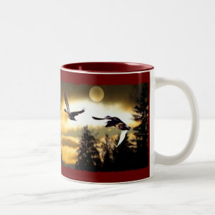 CANECA DE CAFÉ EM DOIS TONS PATOS DO VÔO