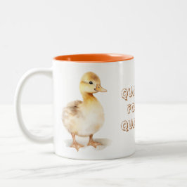 Caneca De Café Em Dois Tons Patos para meus patos