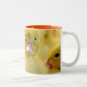 Caneca De Café Em Dois Tons Patos pequenos