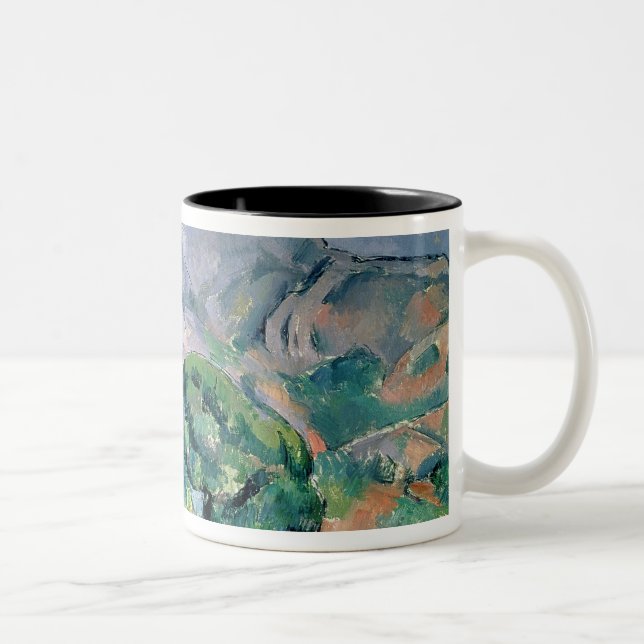 Caneca De Café Em Dois Tons Paul Cezanne | Mont Sainte-Victoire, 1900 (Direita)