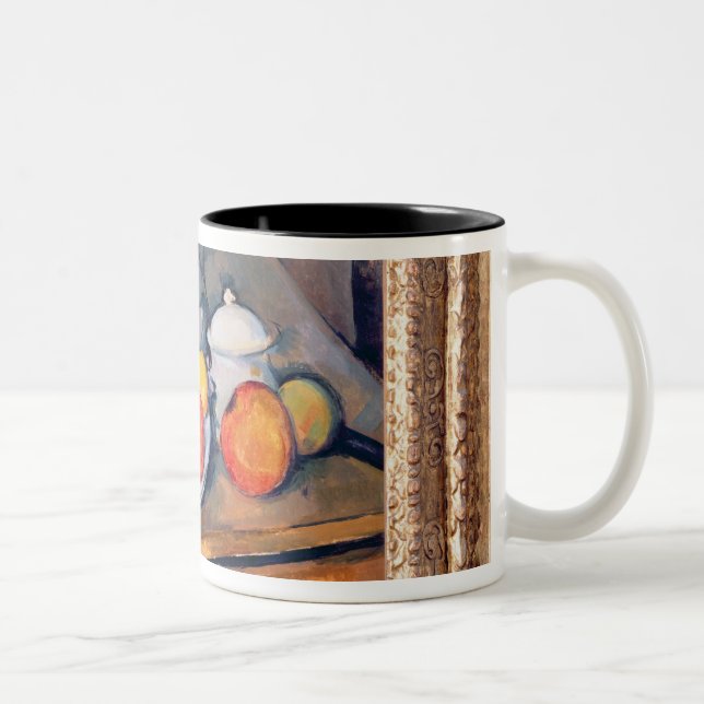 Caneca De Café Em Dois Tons Paul Cezanne | Palha-cobriu o vaso, açucareiro e (Direita)