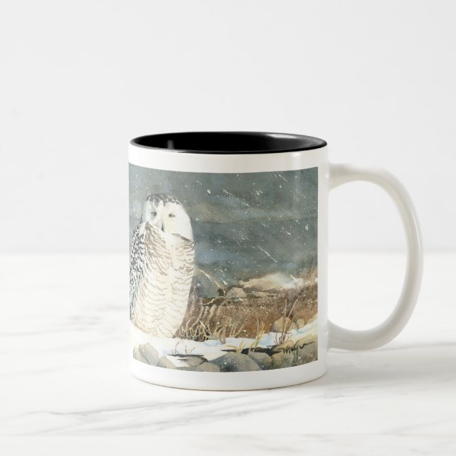 Caneca De Café Em Dois Tons Pausa nevado (Direita)
