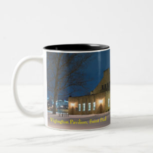 Caneca De Café Em Dois Tons pavilhão wigington em saint paul