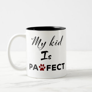 Caneca De Café Em Dois Tons Pawfect Kid Mug