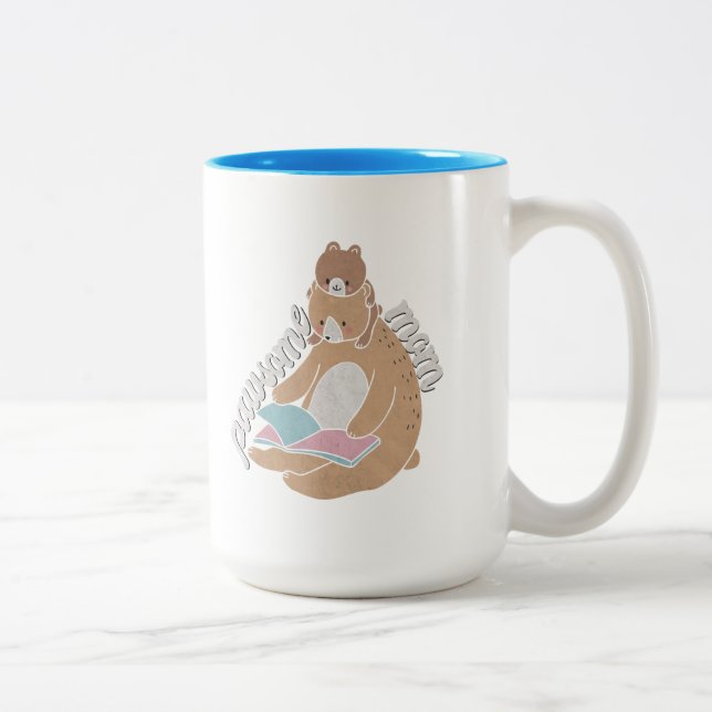 Caneca De Café Em Dois Tons Pawsome Mãe (Direita)